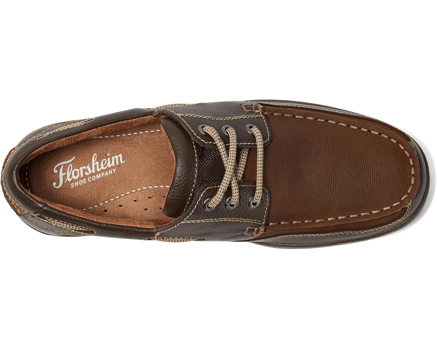 Men's Florsheim Lakeside Ox Boat Shoe Stone Crazy Horse