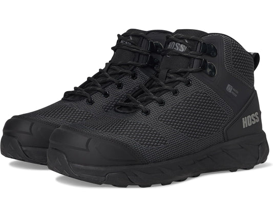 Men's Hoss Buster Hi - BIG HOSS Sizes Black