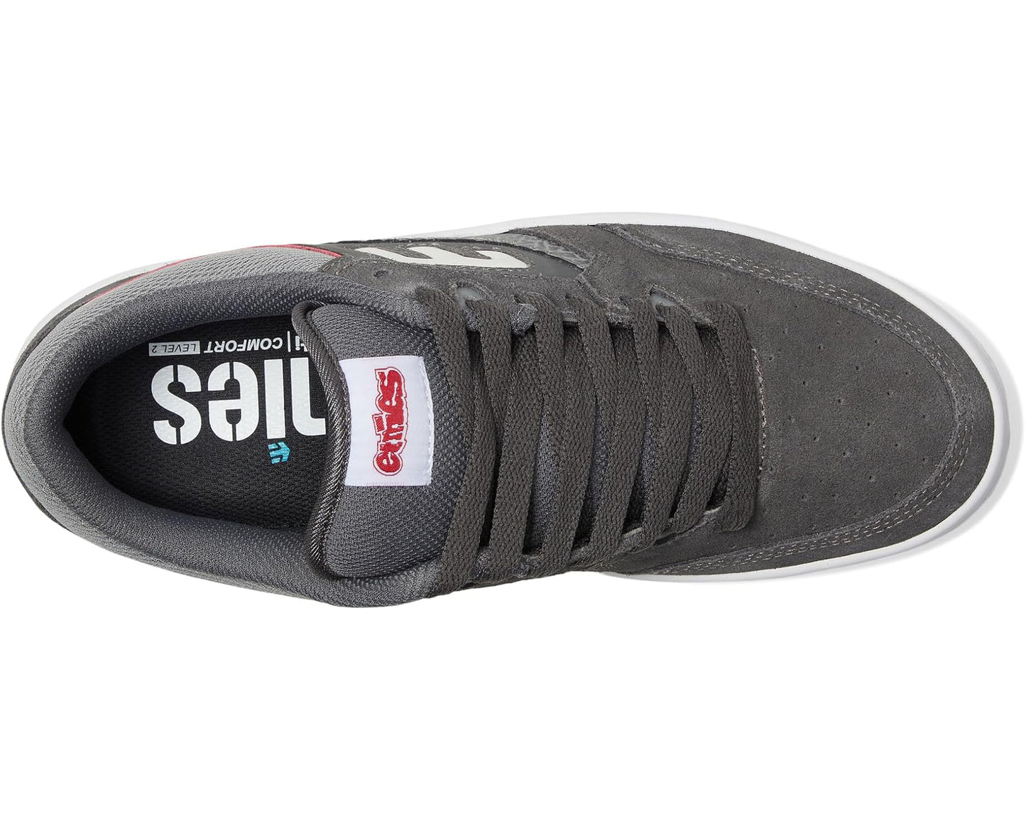 Men's etnies Loot Grey/Light Grey/Red