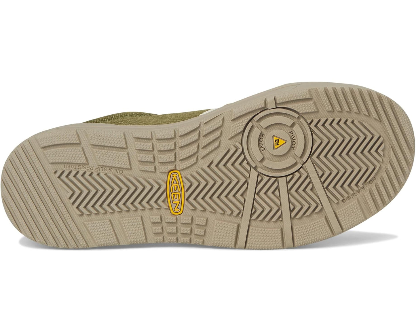 Men's KEEN Utility Kenton Work Shoes (Soft Toe) Winter Moss/Birch