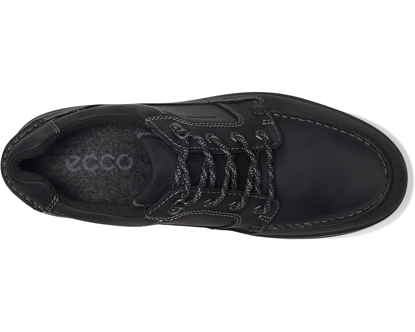 Men's ECCO Sport Rugged Track Moc Toe Low Waterproof Hiking Shoe Black