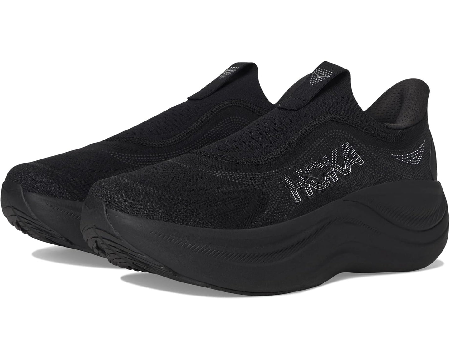 Men's Hoka Skyward Laceless Black/Black