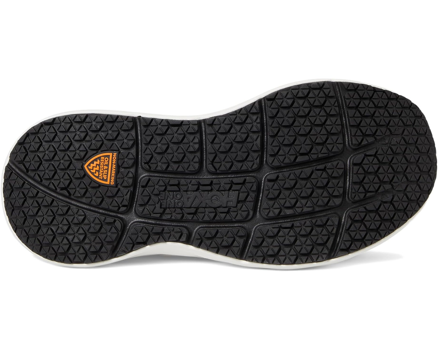 Men's Hoka Bondi Slip Resistant Carbon Black/White