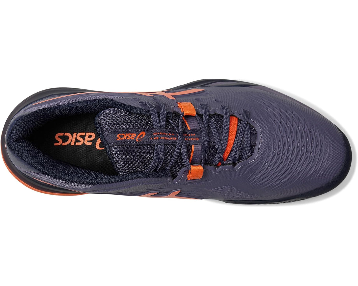 Men's ASICS Gel-Resolution X Clay Greyish Purple/Nova Orange