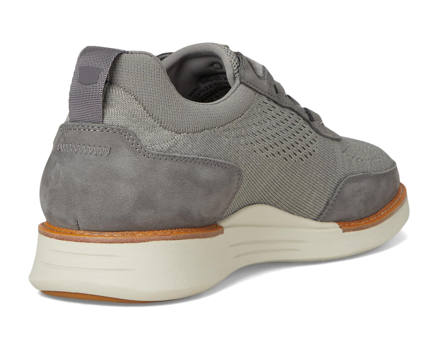 Men's Florsheim Launch Knit Elastic Lace Moc Toe Slip-On Gray