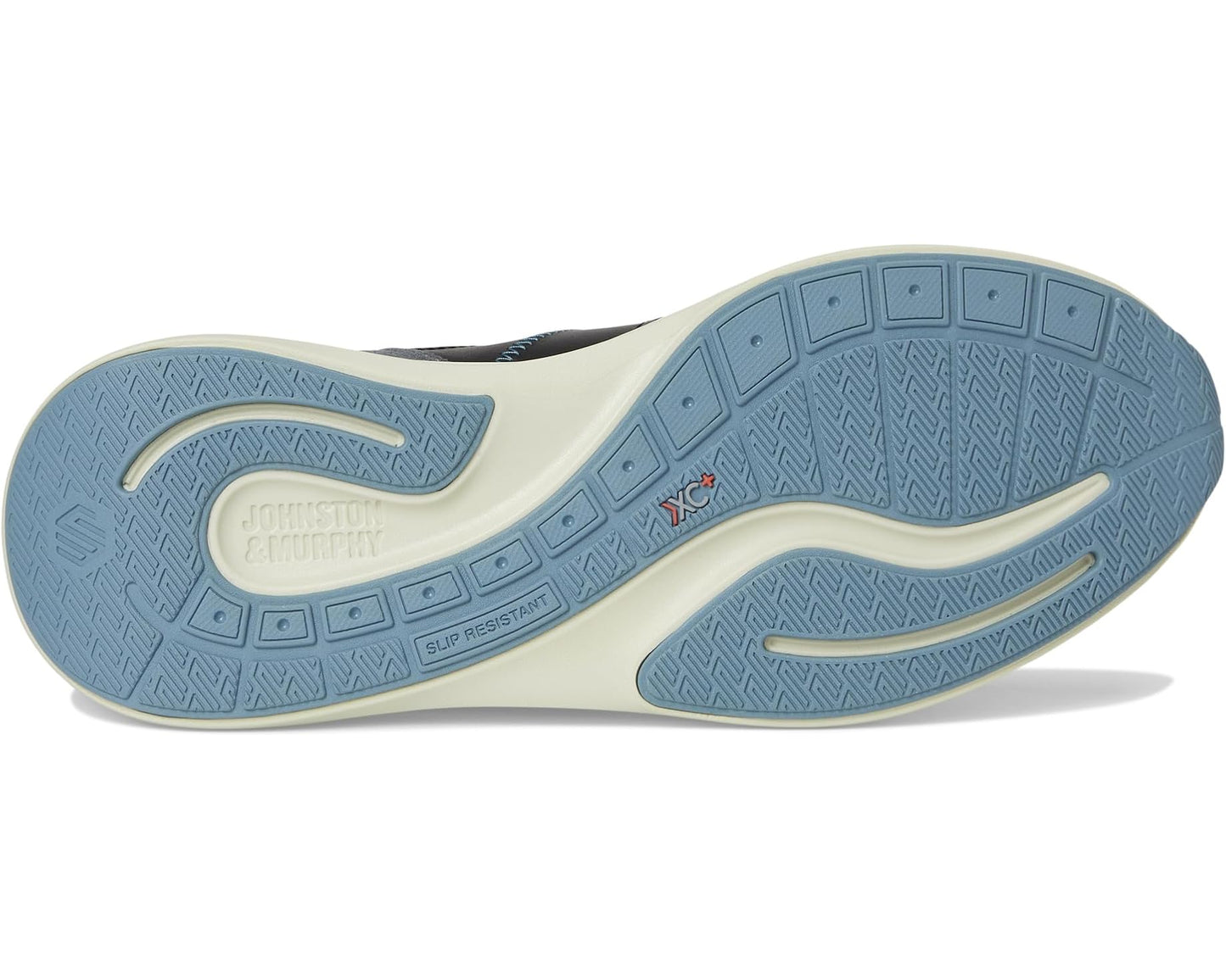 Men's Johnston & Murphy Xc Declan Jogger Gray Waterproof Suede/Black Waterproof Full Grain