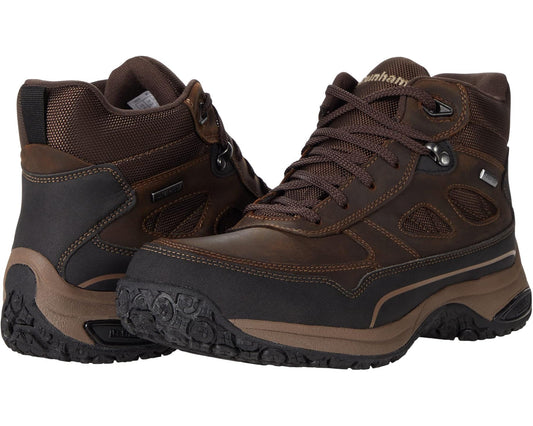 Men's Dunham Cloud Plus Mid II Waterproof Boot Brown Leather