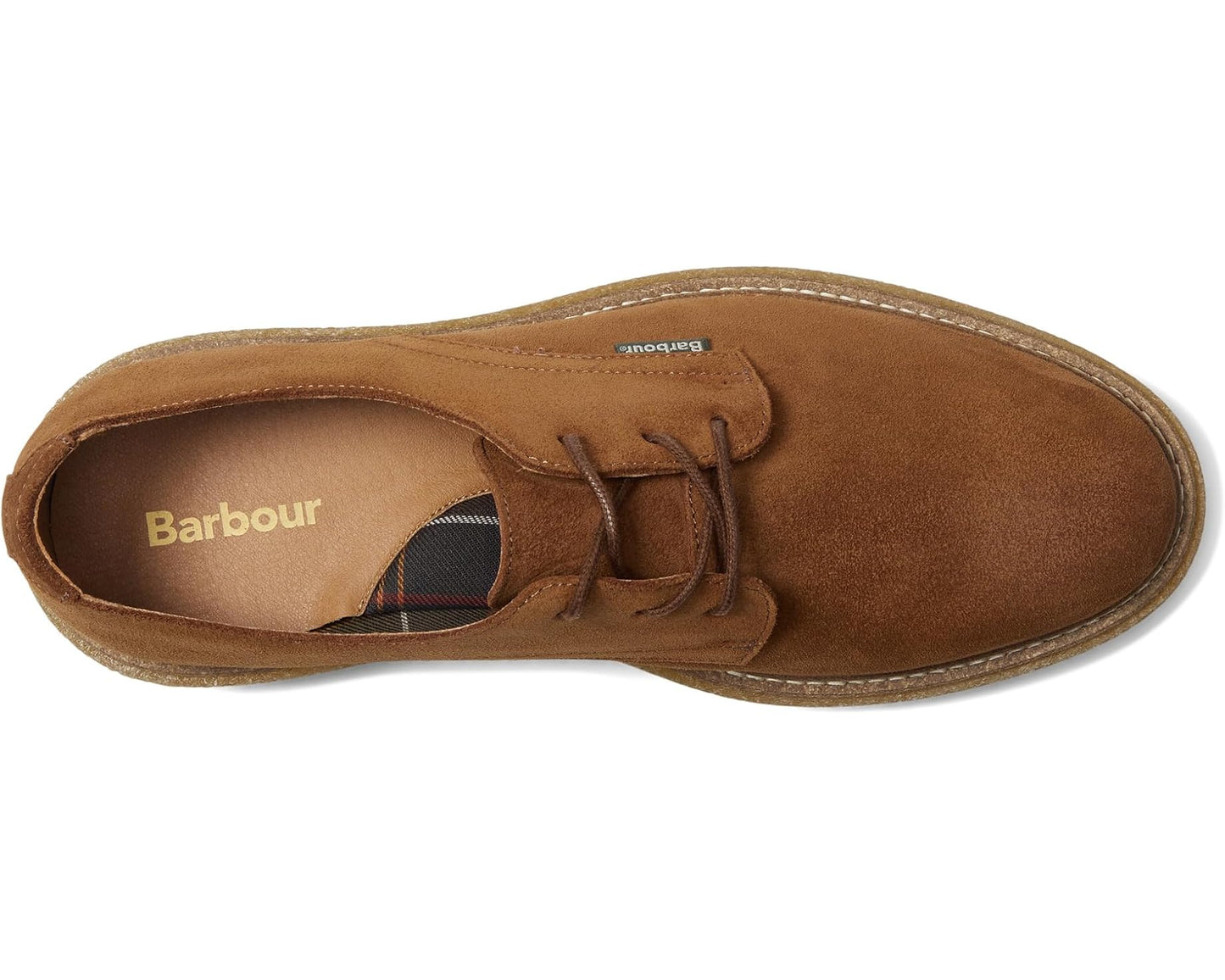 Men's Barbour Harefield Derby Shoe Toffee Suede