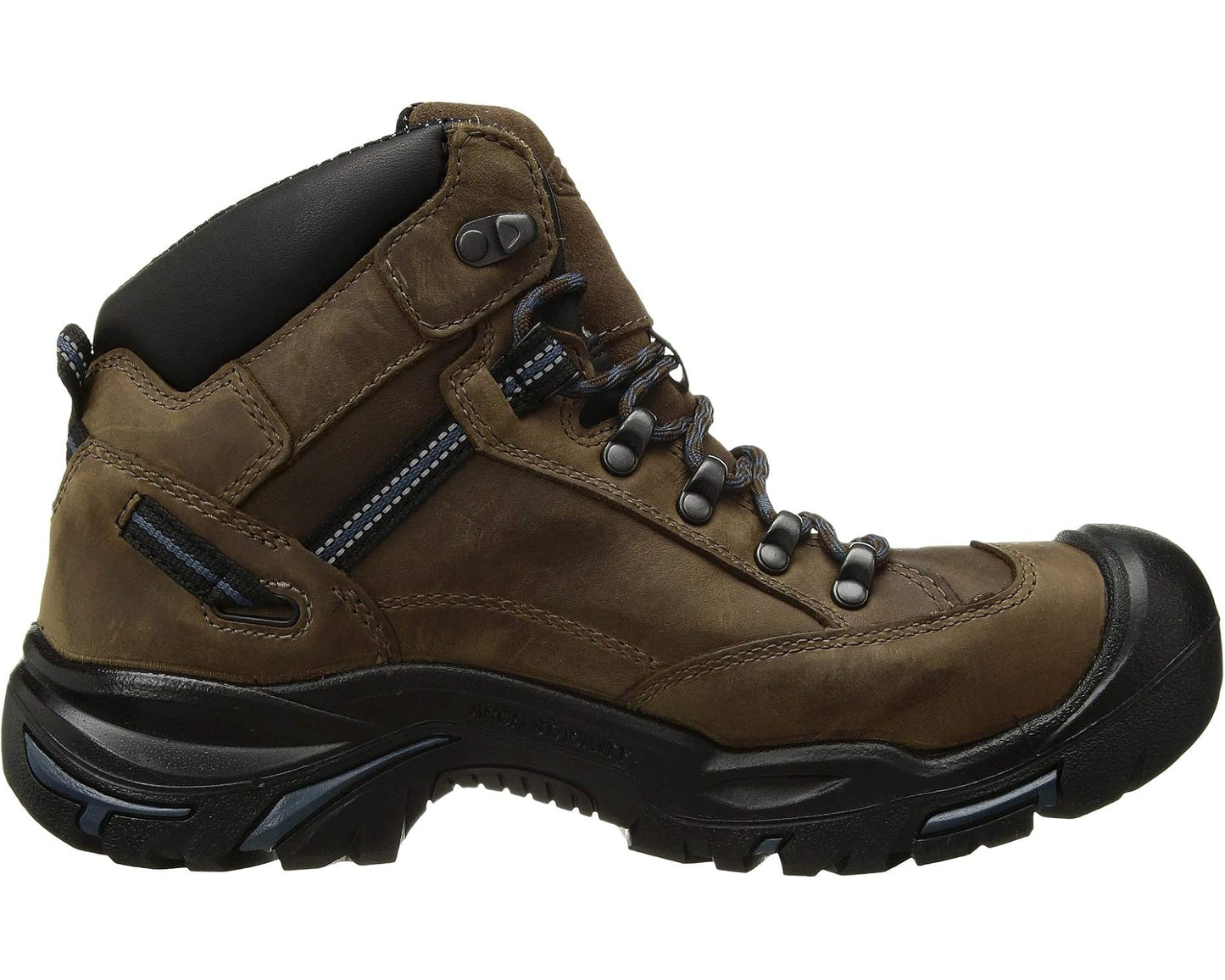 Men's KEEN Utility Braddock Mid AL Waterproof (Steel Toe) Bison/Ensign Blue