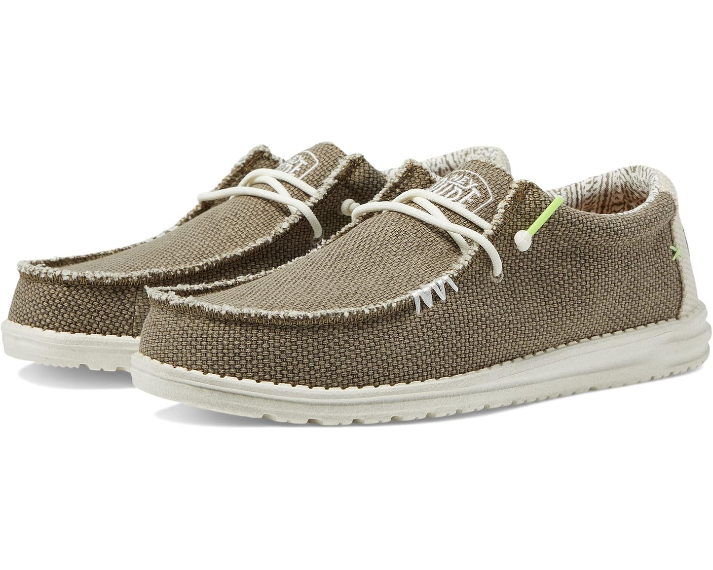 Men's Hey Dude Wally Braided Slip-On Casual Shoes Fossil