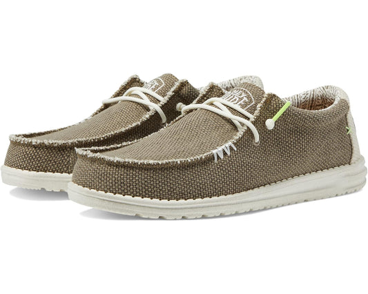 Men's Hey Dude Wally Braided Slip-On Casual Shoes Fossil