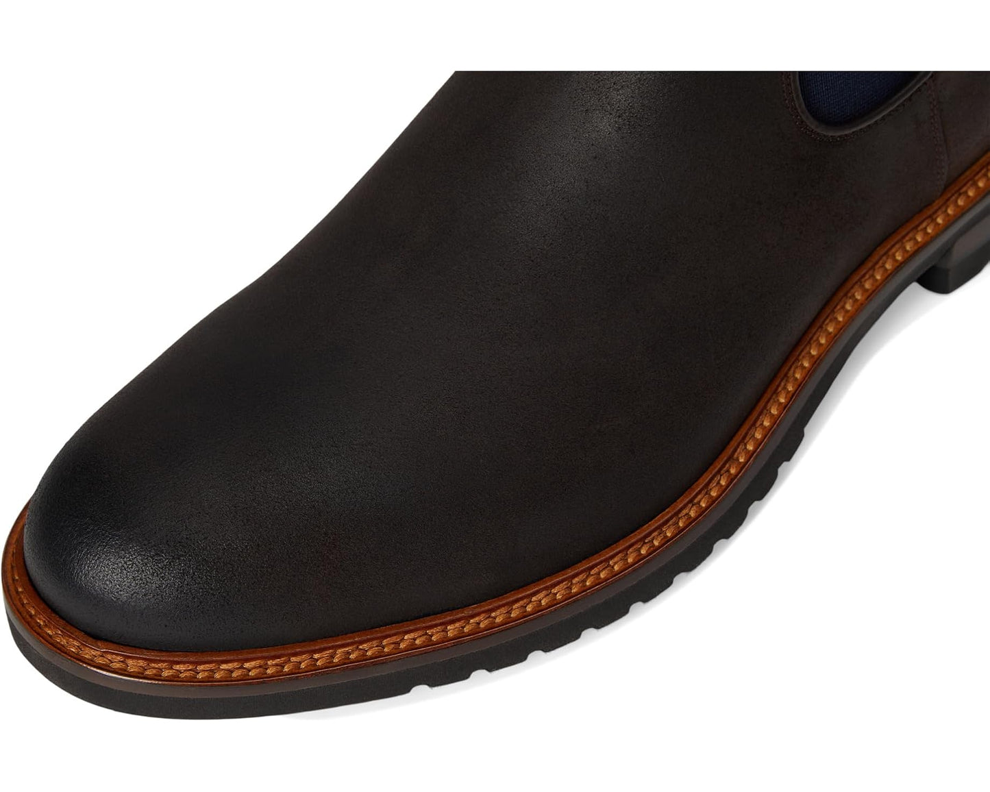 Men's Johnston & Murphy Collection Hartford Chelsea Boots Dark Brown Waxed English Suede