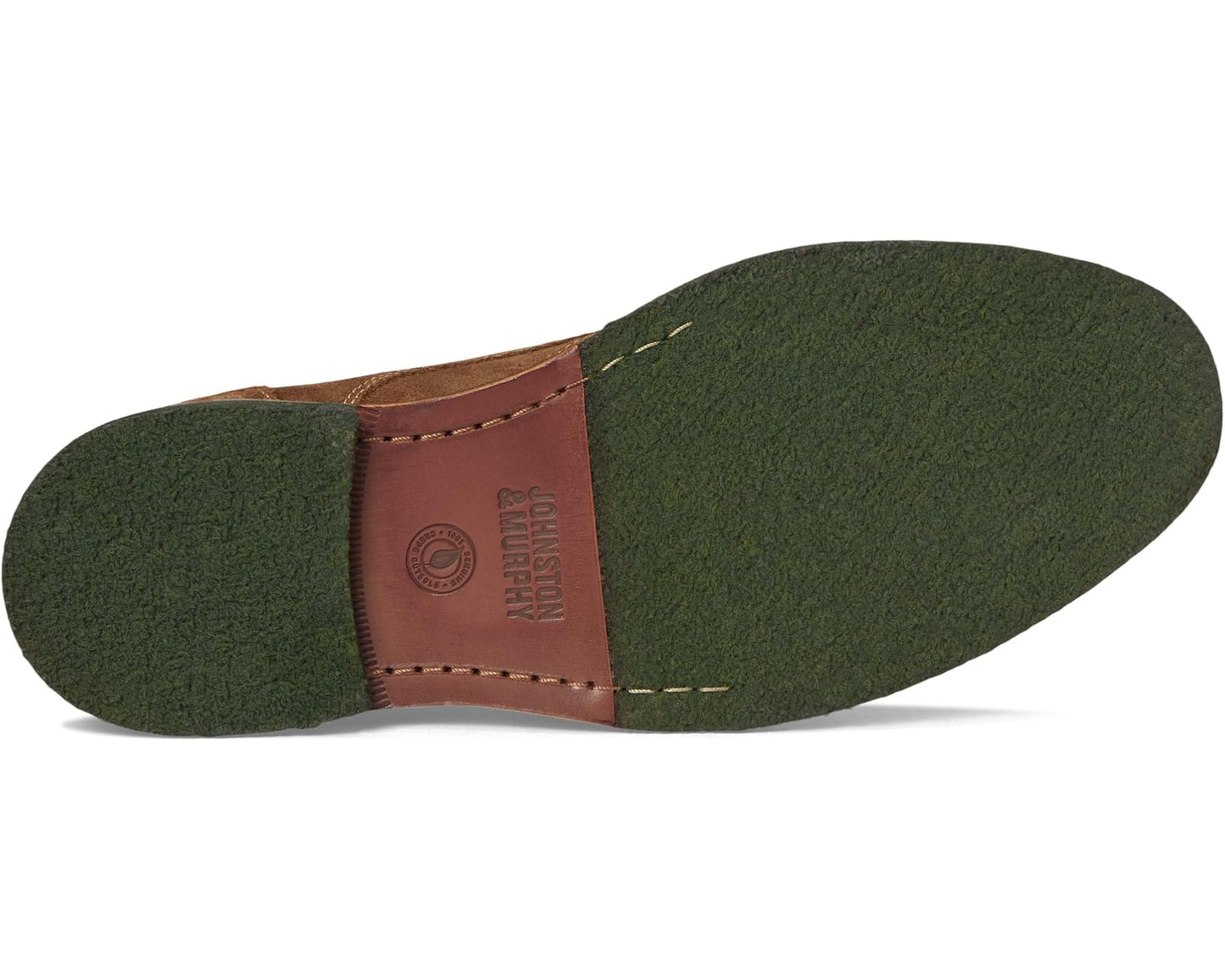 Men's Johnston & Murphy Calder Wingtip Snuff Waxed Suede