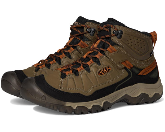 Men's KEEN Targhee IV Waterproof Hiking Boots Sea Turtle/Roasted Pecan