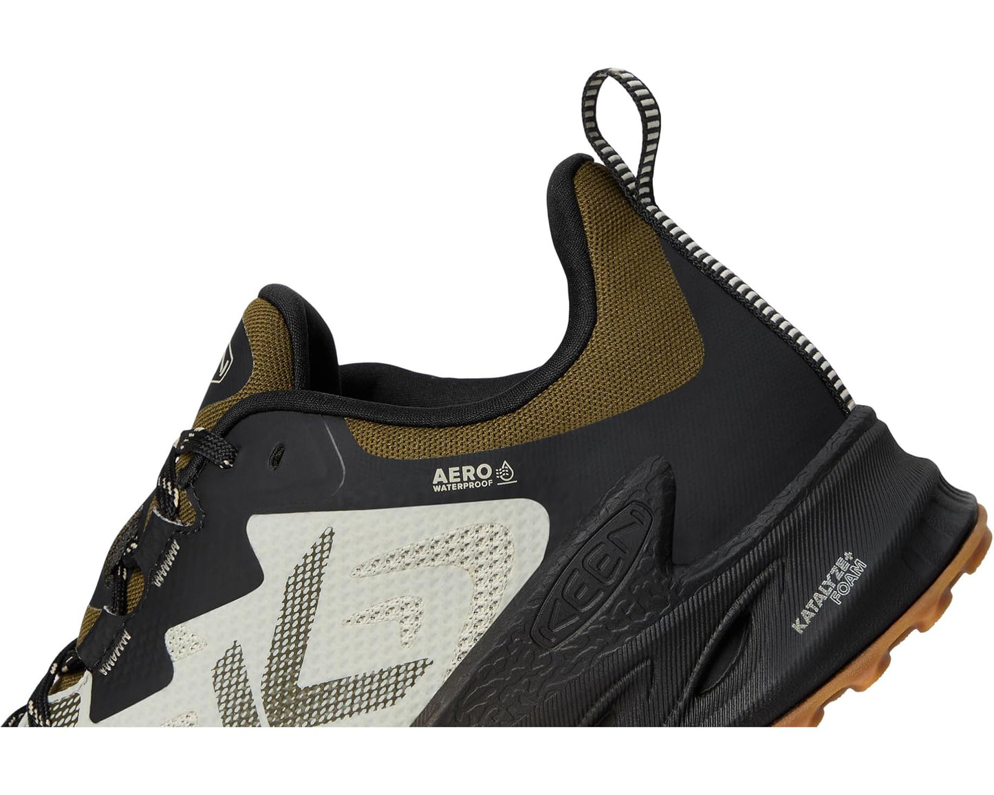 Men's KEEN Zionic NXT Waterproof Hiking Shoes Abbey Stone/Dark Olive