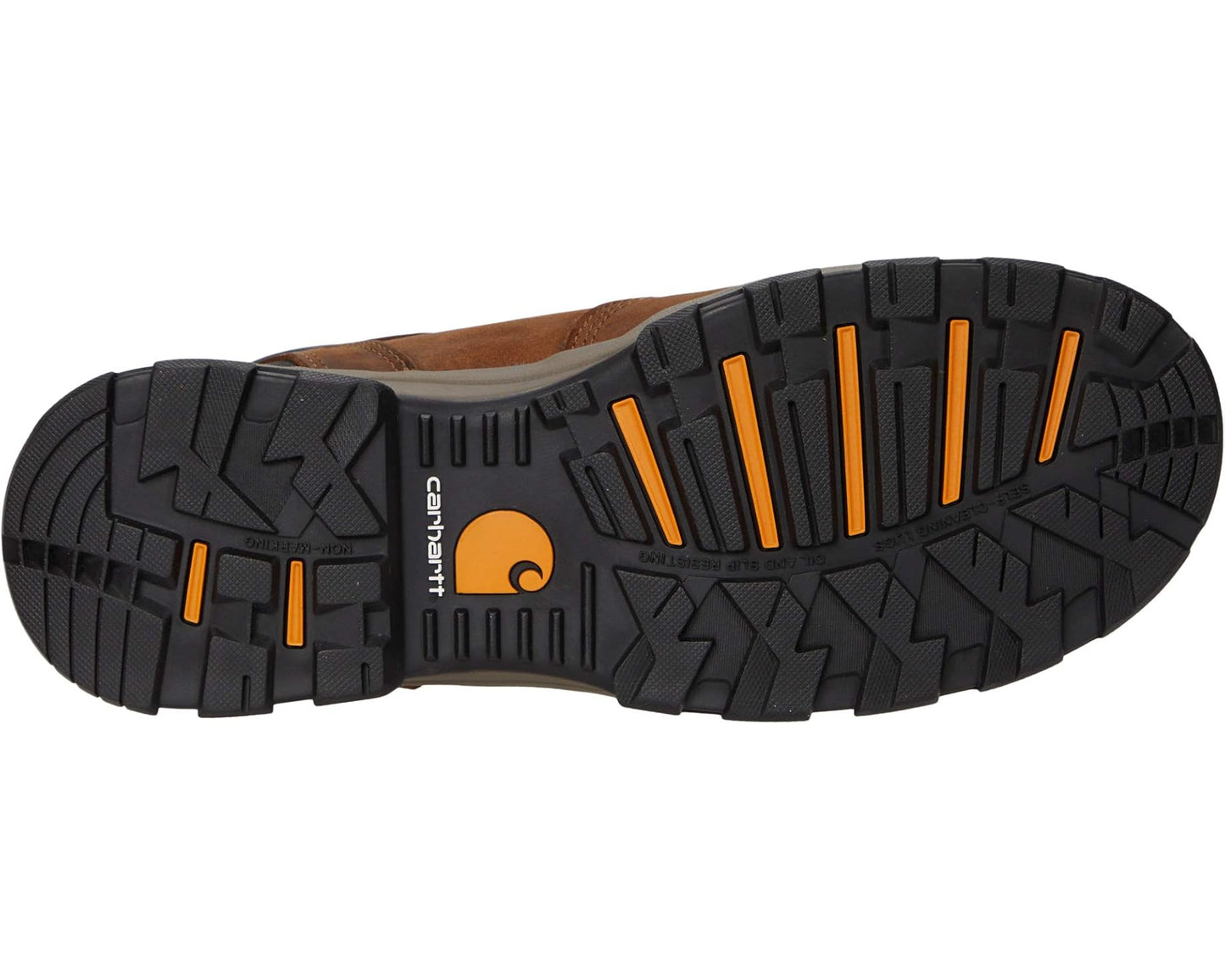 Men's Carhartt Ground Force 6 Waterproof Soft Toe Bison Brown/Oil Tan