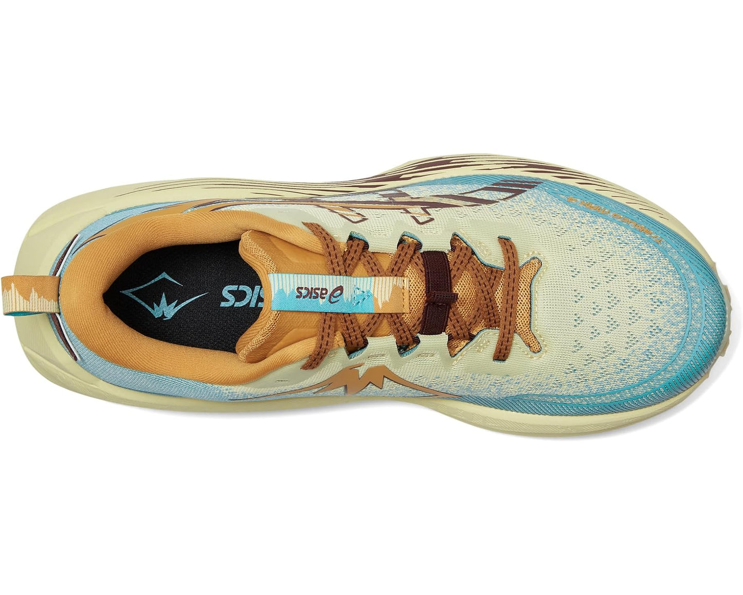 Men's ASICS Trabuco Max 4 Wheat Yellow/Dark Red Planet