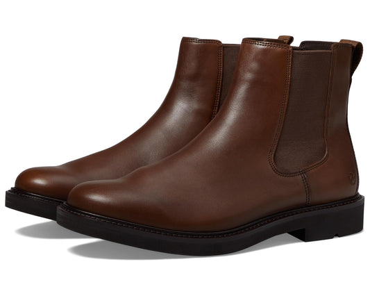 Men's ECCO London Double Gore Chelsea Boots Cocoa Brown