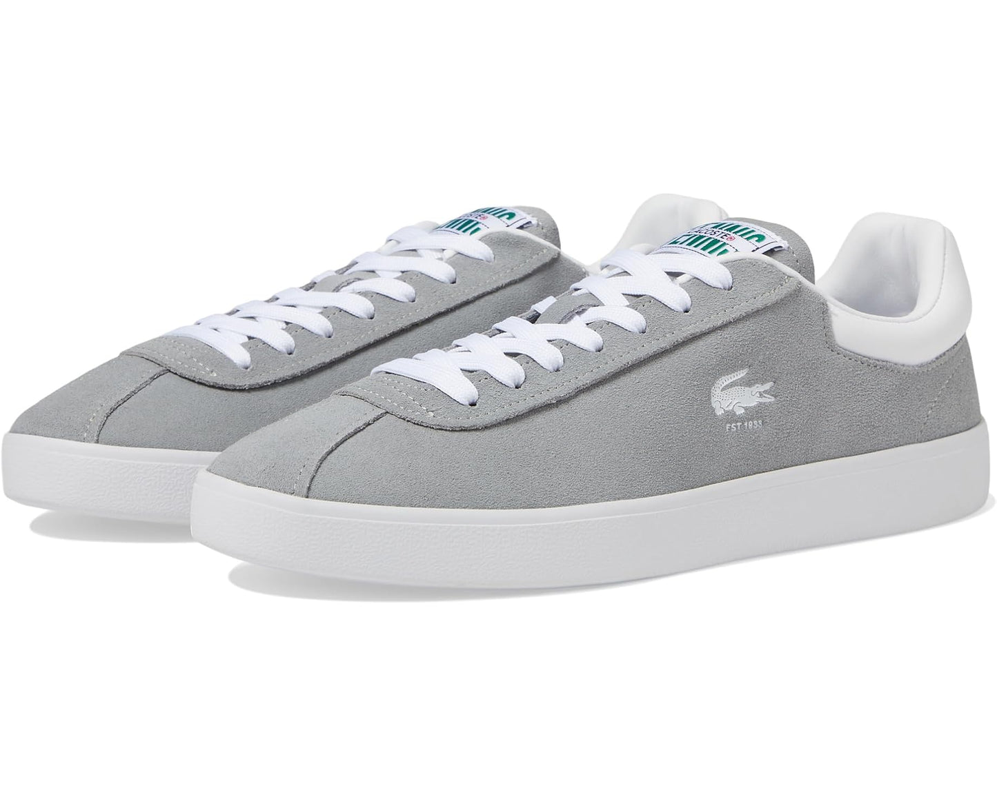 Men's Lacoste Baseshot Sneakers Grey/White