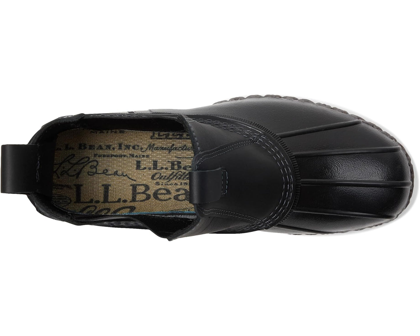 Men's L.L.Bean Bean Boot 6.5 Chelsea Black/Warm Grey Opaque