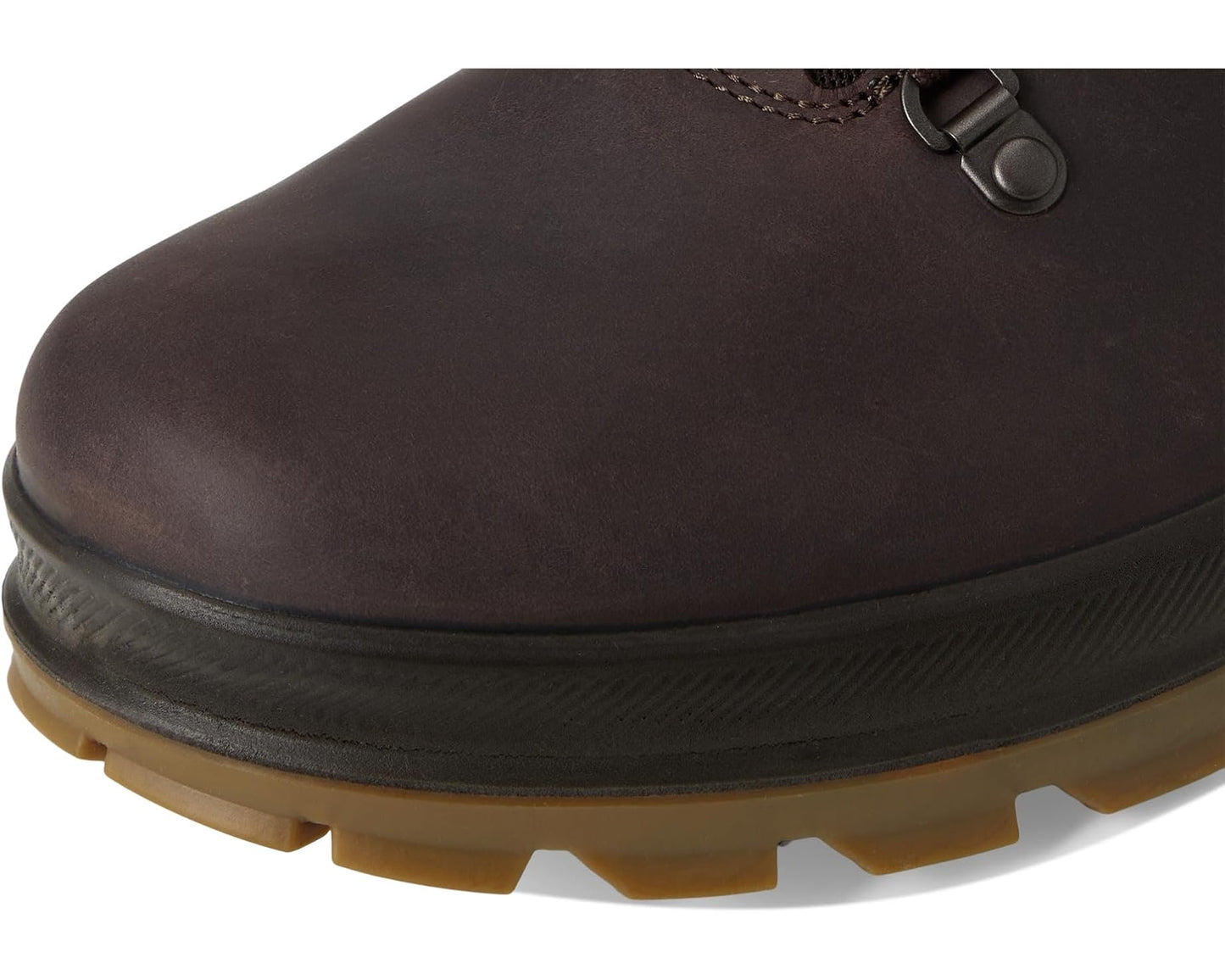 Men's ECCO Sport Rugged Track Plain Toe High Waterproof Hiking Boots Coffee