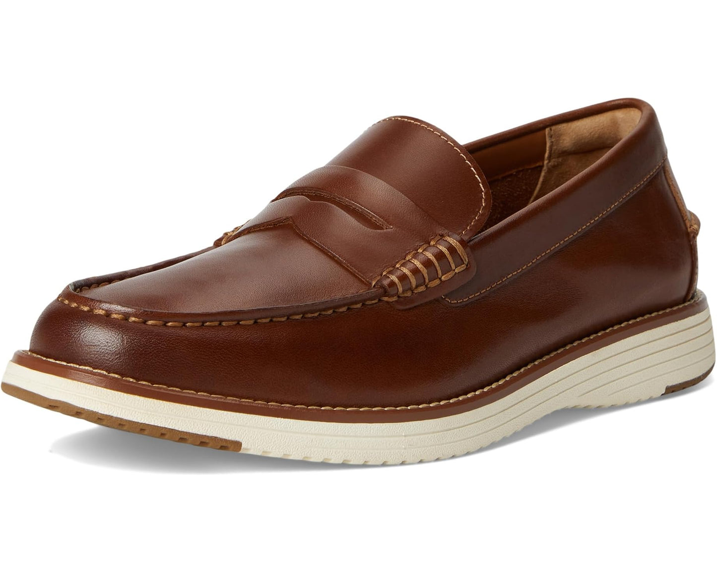 Men's Johnston & Murphy Upton Penny Tan Full Grain