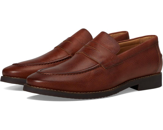 Men's johnnie-O J-Flex Penny Leather Mahogany