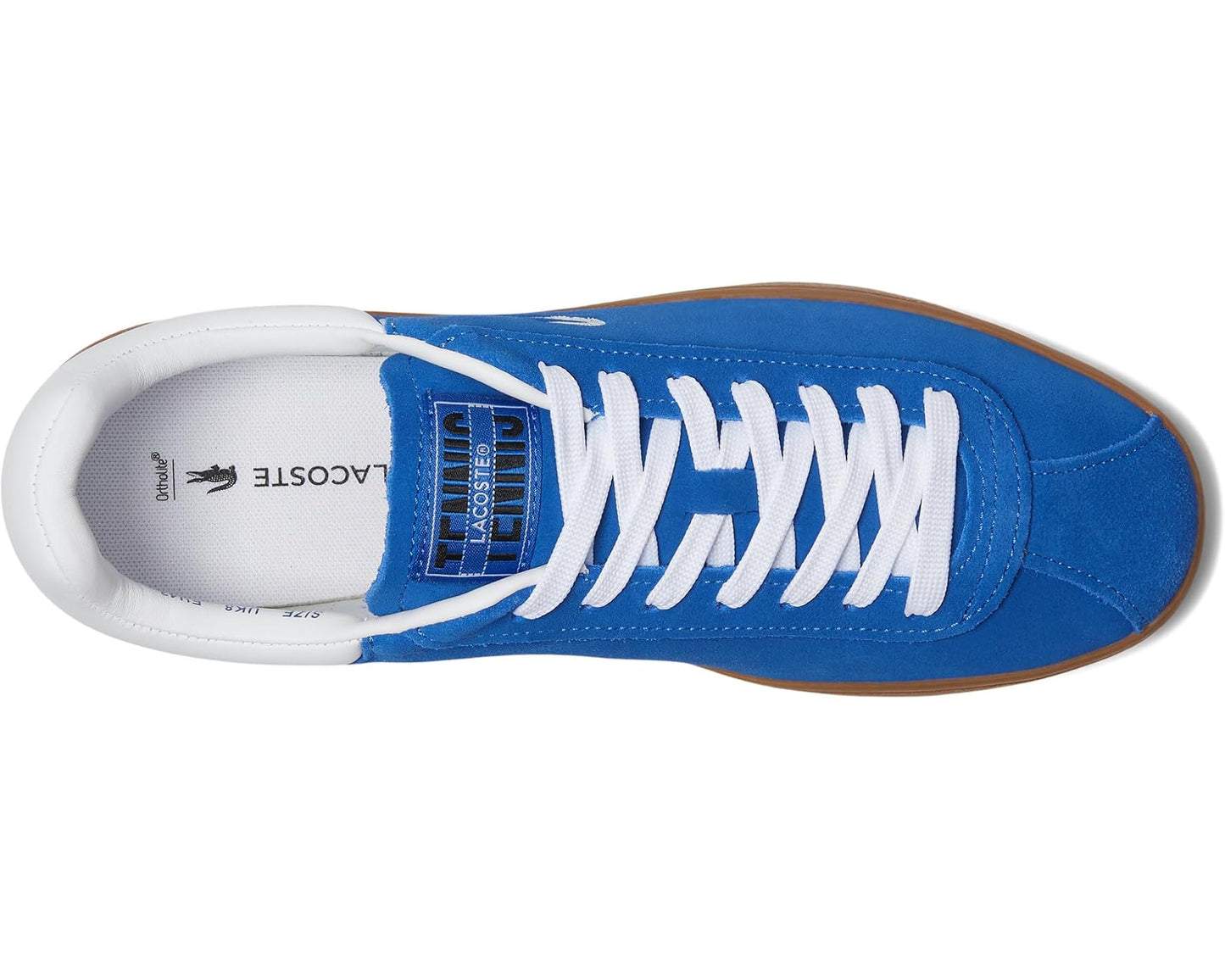 Men's Lacoste Baseshot Sneakers Blue/Gum