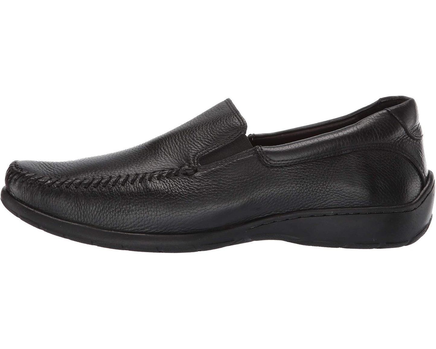 Men's Johnston & Murphy Crawford Venetian Black Tumbled Full Grain