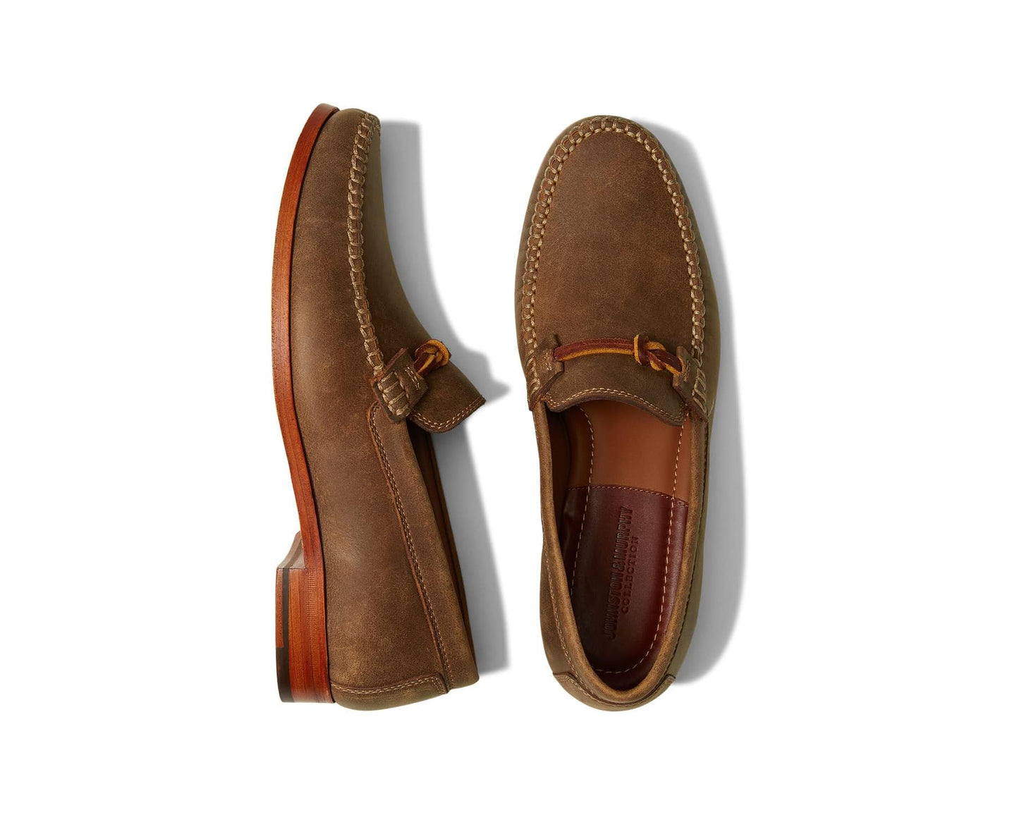 Men's Johnston & Murphy Collection Baldwin Leather Bit Brown American Full Grain
