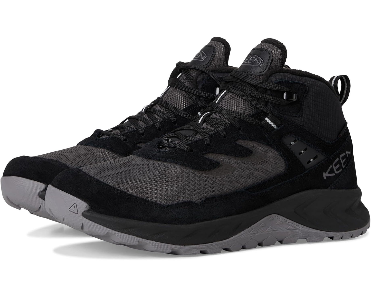 Men's KEEN Hightrail Polar Hiking Boots Black/Steel Grey