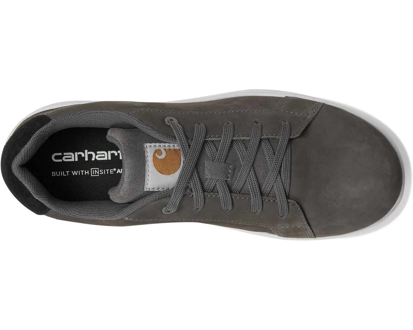 Men's Carhartt Detroit Nano Toe Leather Sneaker Medium Grey