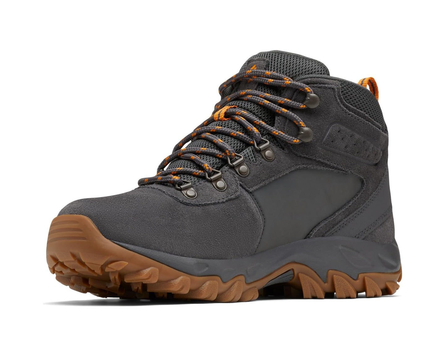 Men's Columbia Newton Ridge Plus II Suede Waterproof Dark Grey/Gold Amber