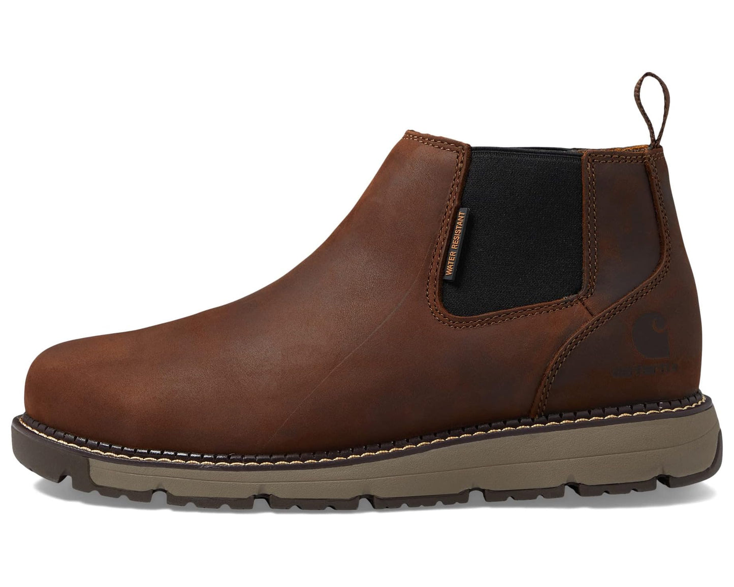 Men's Carhartt Millbrook 4 Romeo Steel Toe Wedge Work Boots Brown Oil Tanned