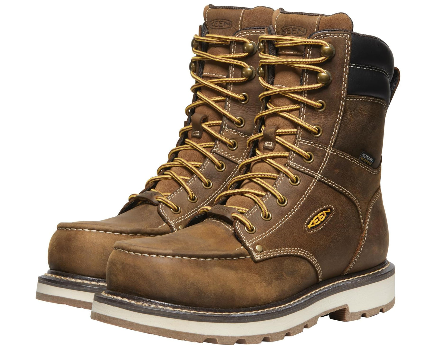 Men's KEEN Utility Cincinnati 90 Degree 8 Waterproof (Comp Toe) Belgian/Sandshell