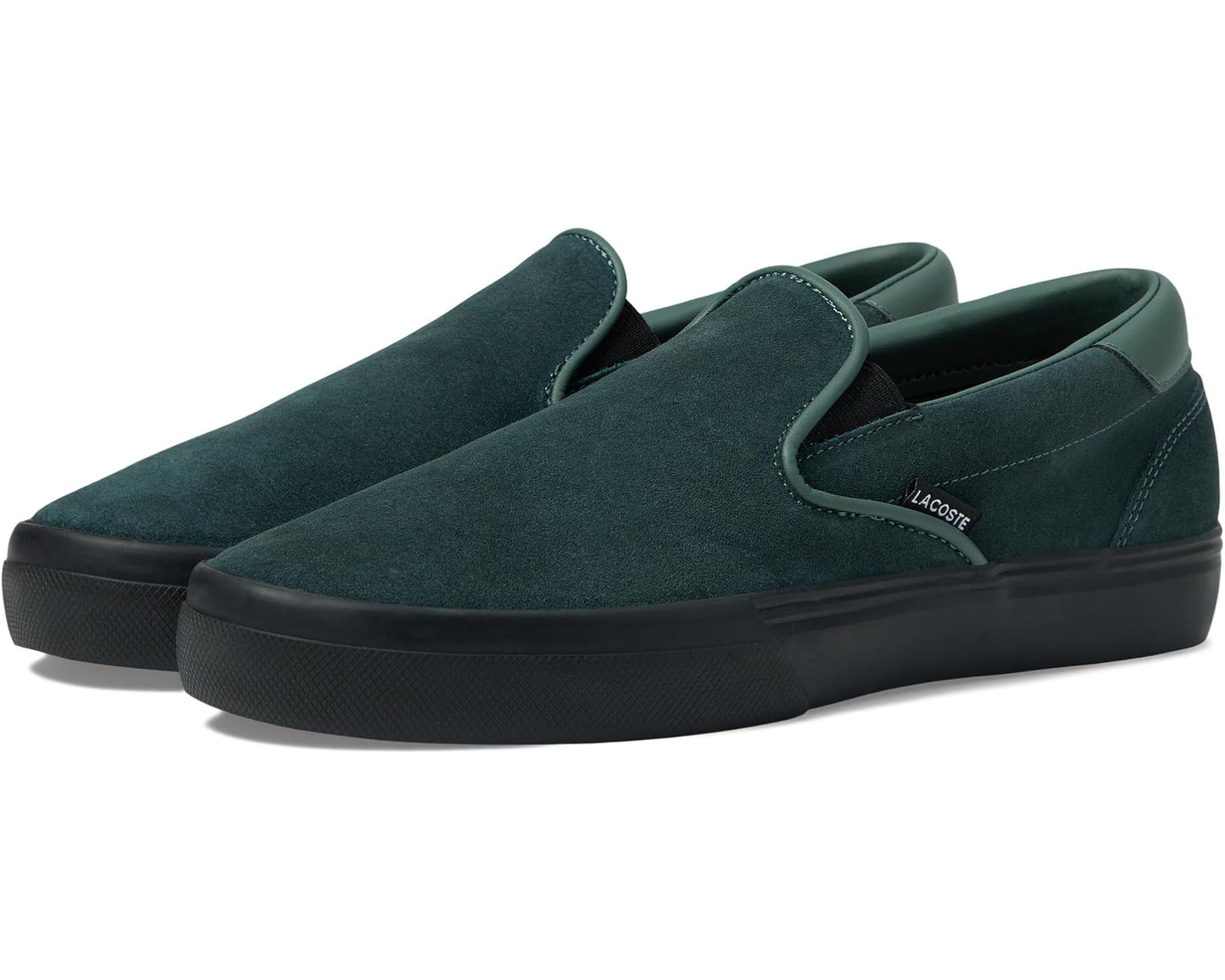 Men's Lacoste Jump Serve Slip-On Sneakers Dark Green/Black