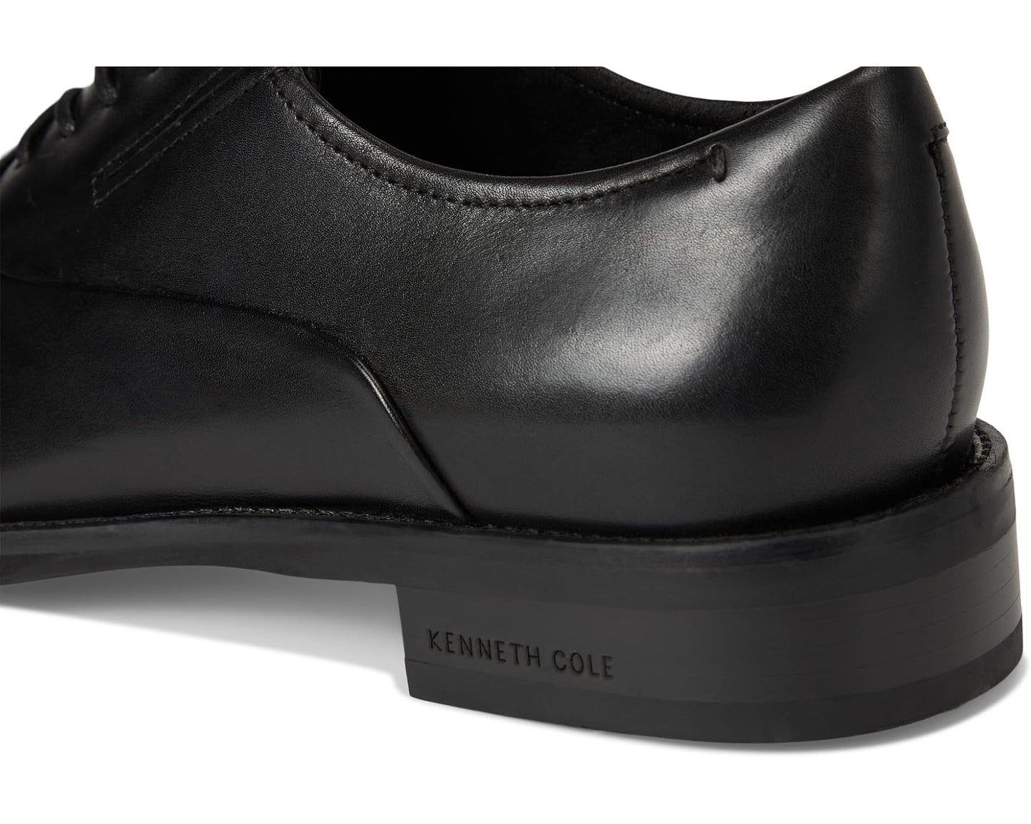 Men's Kenneth Cole Tully Cap Toe Oxford Black Leather