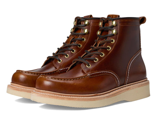 Men's Frye Hudson Workboot Wedge Saddle