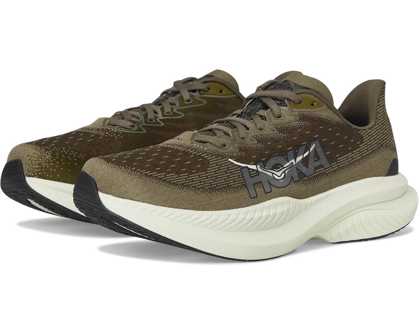 Men's Hoka Mach 6 Antique Olive/Truffle Salt