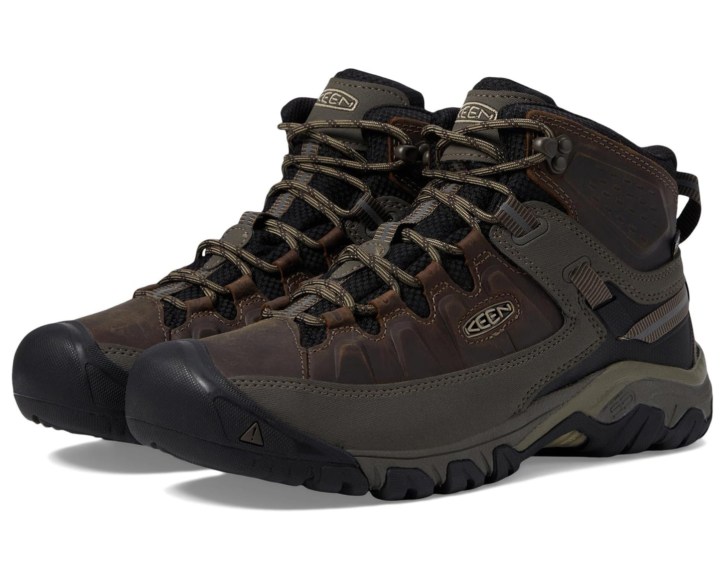Men's KEEN Targhee III Mid Waterproof Bungee Cord/Black