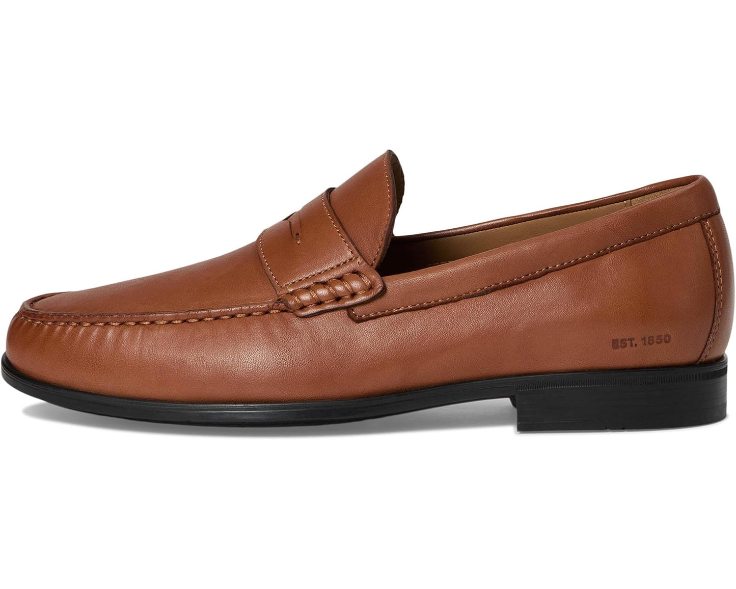 Men's Johnston & Murphy Harrison Penny Cognac Glove Leather