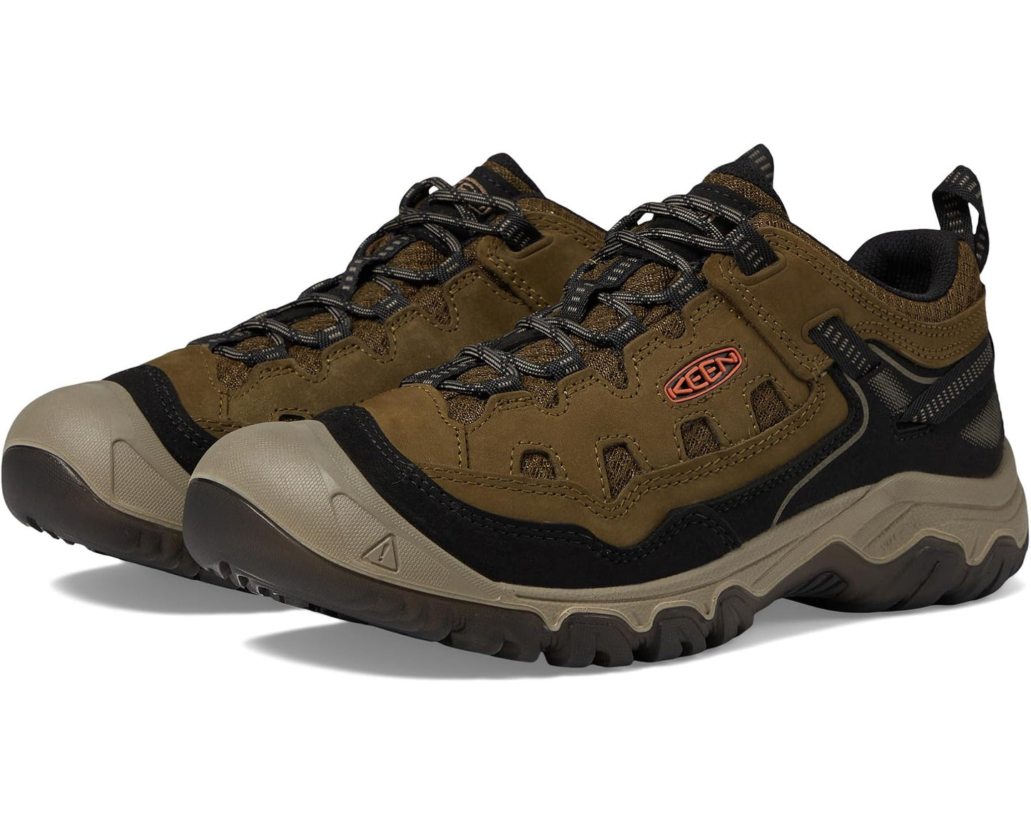 Men's KEEN Targhee IV Vent Dark Olive/Gold Flame