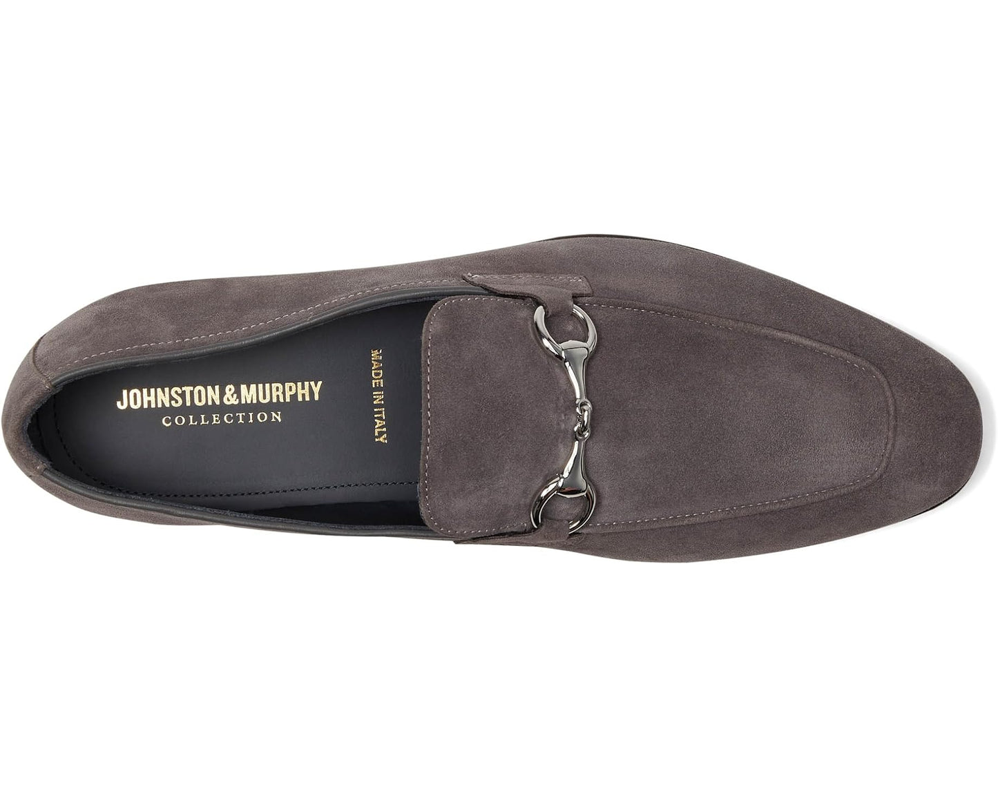 Men's Johnston & Murphy Collection Taylor Bit Gray Italian Suede