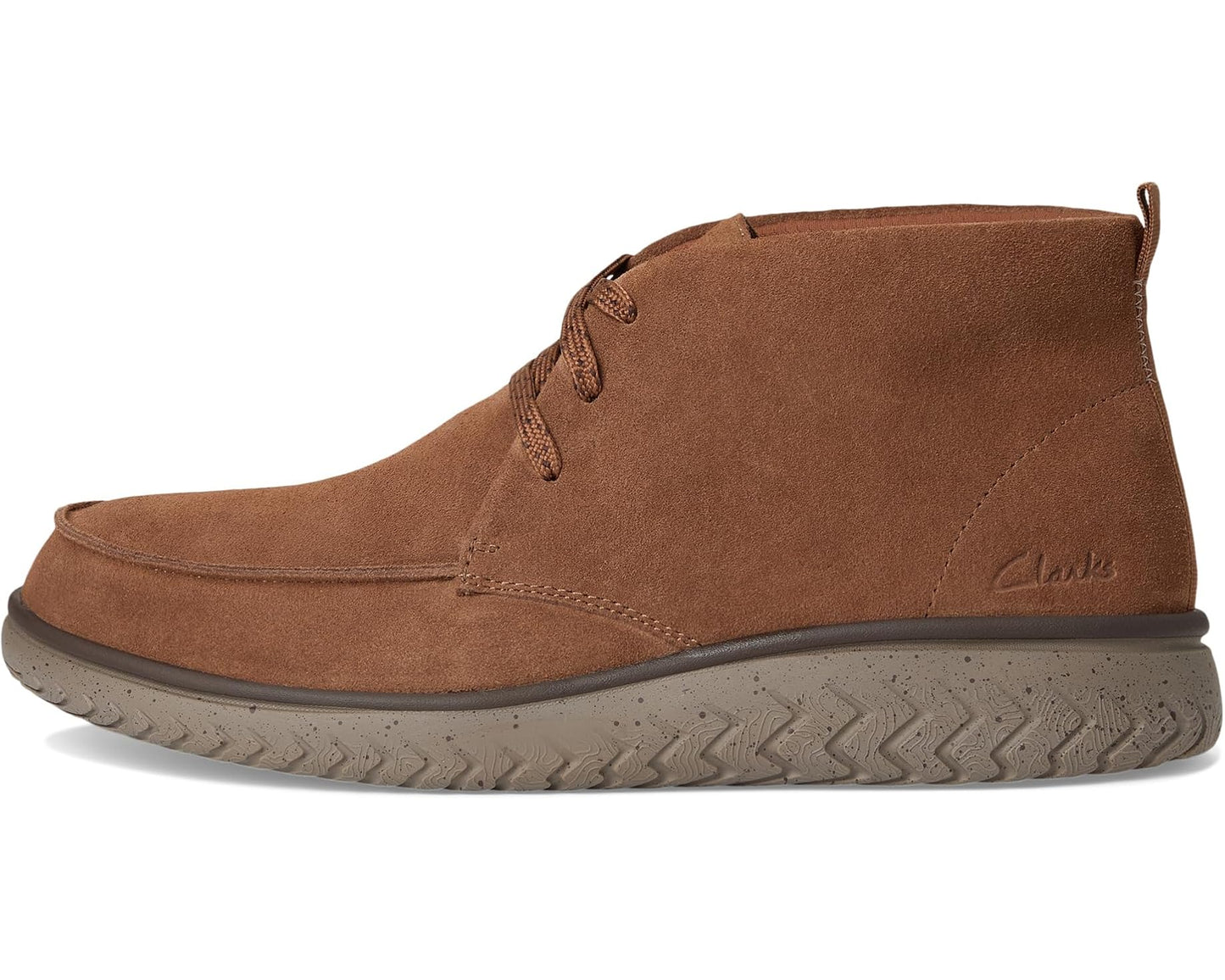 Men's Clarks Relaxlite Moc Cola Suede
