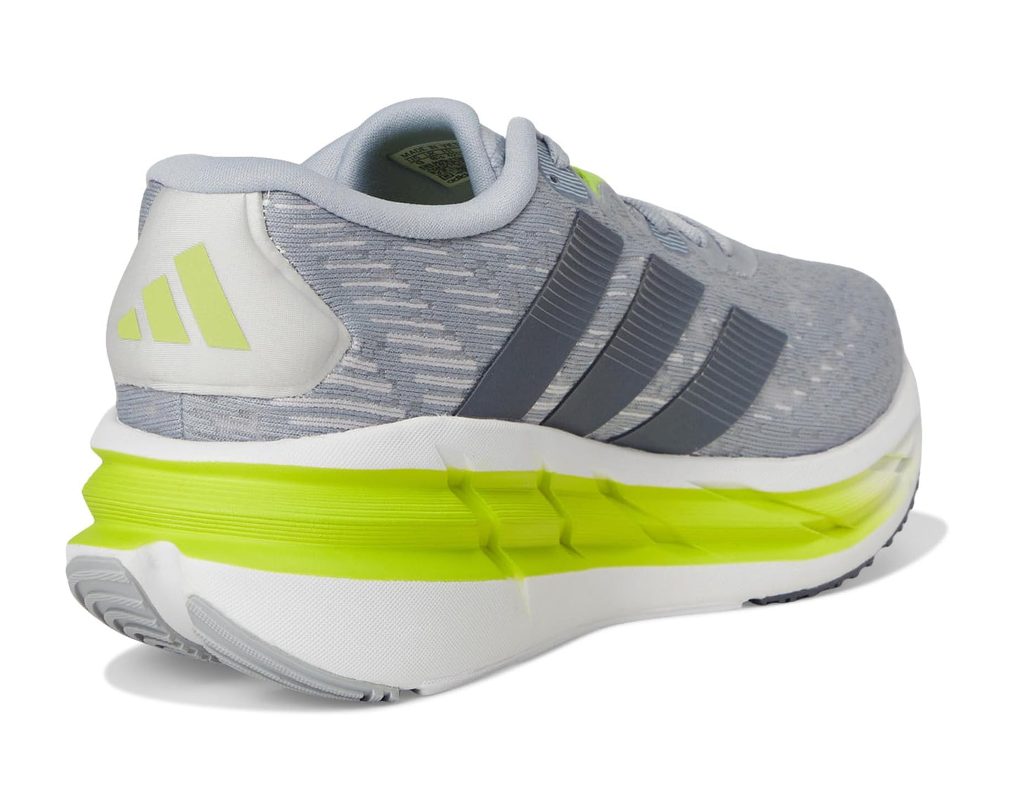Men's adidas Adistar 4 Running Shoes Halo Silver/Onix/Solar Slime