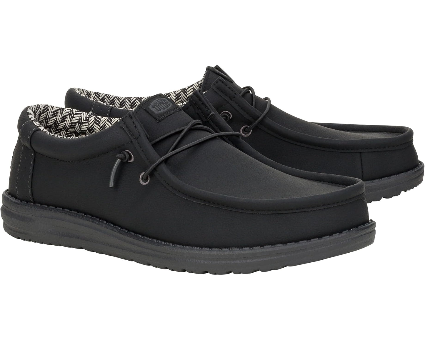 Men's Hey Dude Wally Classic Black/Charcoal