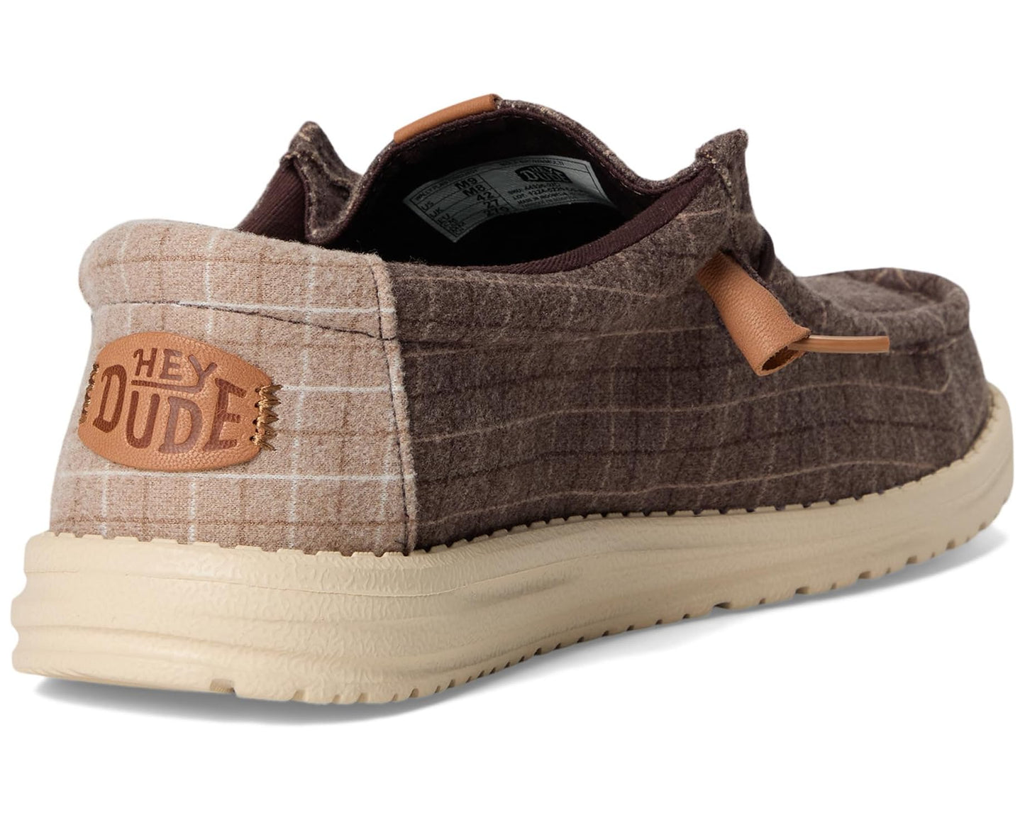 Men's Hey Dude Wally Plaid Corduroy Mole Brown/Multi