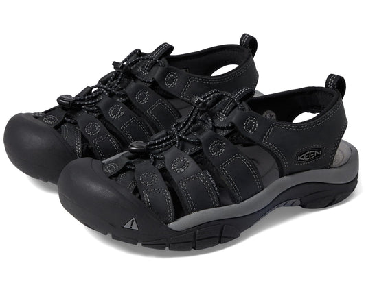 Men's KEEN Newport Black/Steel Grey