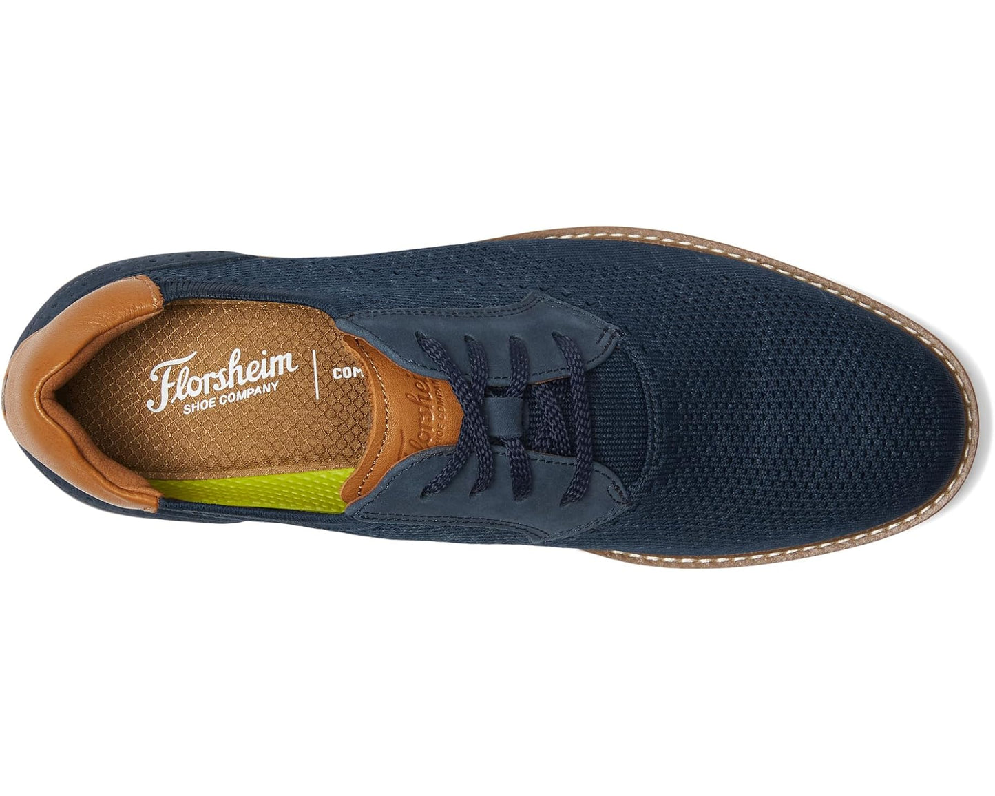 Men's Florsheim Vibe Knit Plain Toe Oxford Navy