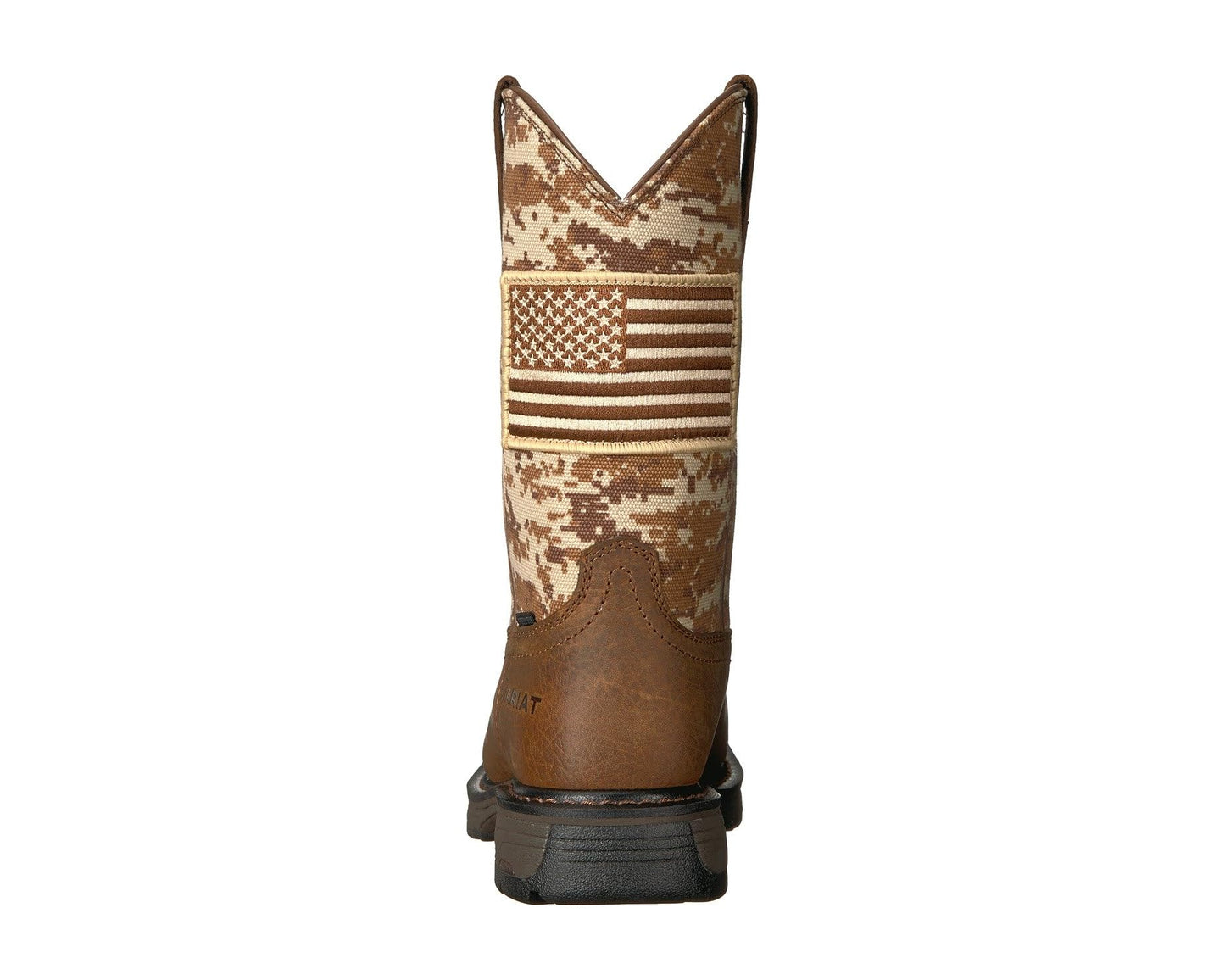 Men's Ariat Workhog Patriot Steel Toe Earth/Sand Camo Print